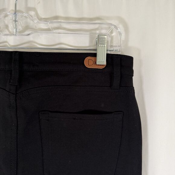 New Dittos Jeans Women's 28 Black Button ZIp Maxine Side Zip Ponte Leggings - Picture 12 of 12